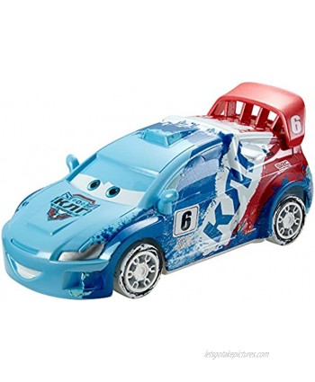 Disney Pixar Cars Ice Racers 1:43 Scale Pullback Drifter Vehicle Raoul Caroule