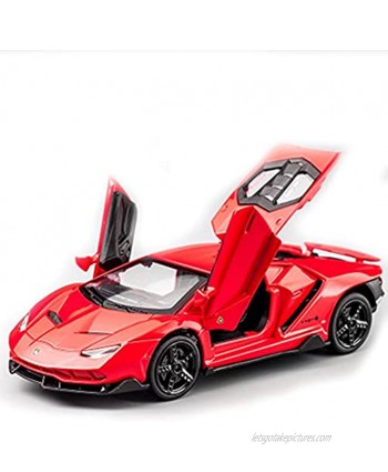 JCJY 1 32 for Lamborghini LP770 Car Model Car Diecasts & Toy Vehicles Pull Back Car Openable Door Children Toy Car Kids Gifts Color : 5
