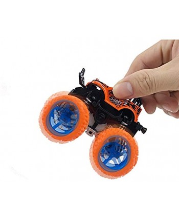 Monster Trucks Toys Toddler Toys Pull Back Cars,Pull Back Cars Toys for Kids  360 Degree Rotation 4 Wheels Drive Durable Friction Powered Car Toys