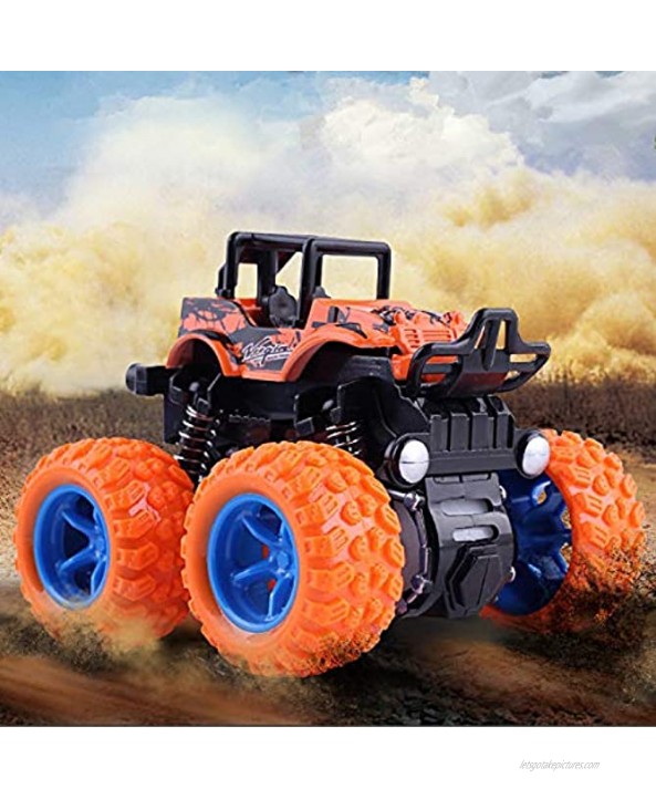 Monster Trucks Toys Toddler Toys Pull Back Cars,Pull Back Cars Toys for Kids 360 Degree Rotation 4 Wheels Drive Durable Friction Powered Car Toys