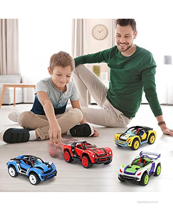 Pull-Back Toy Cars Take Apart Race Car DIY Car Assembly Toy Tool Kit Build Your Own Car Educational Toy for Kids Boys & Girls Toys Aged 3+ Red