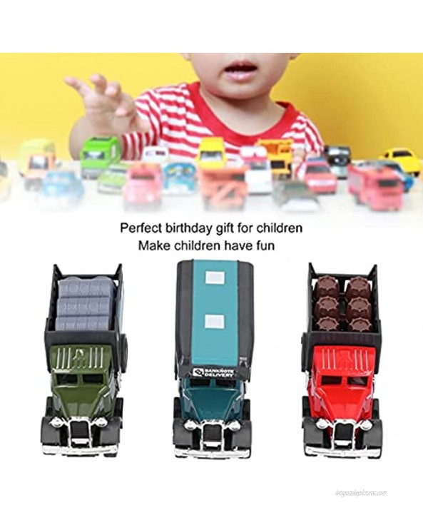 SALUTUY Children Car Toy High Simulation Car Toy Pull Back Function for Kids for Party3 Piece Set