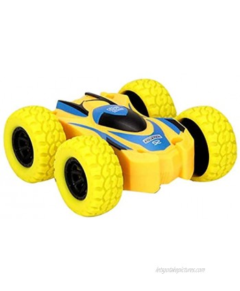 Toimothcn Kids Pull Back Friction Toy Cars Double Sided Push and Walk Rotatable Stunt Off Road Vehicles Toys Gift