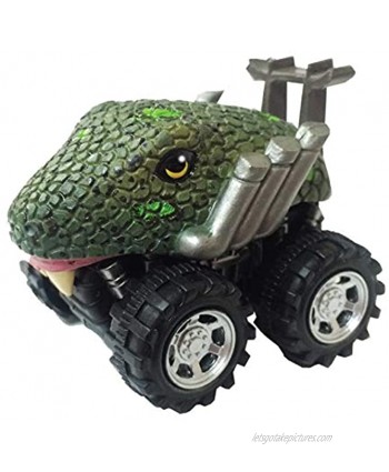 Wild Zoomies Snake from Deluxebase. Friction Powered Monster Truck Toys with Cool Animal Riders Great car Toys and Snake Toys for Boys and Girls