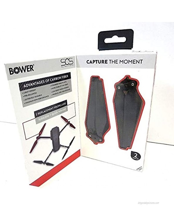 Bower Carbon Fiber Propellers for DJI Mavic Pro 2 Pack SCS-Cfprpmv Carbon Fiber New