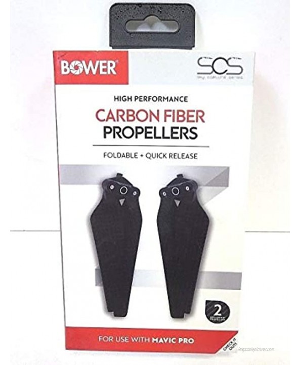 Bower Carbon Fiber Propellers for DJI Mavic Pro 2 Pack SCS-Cfprpmv Carbon Fiber New
