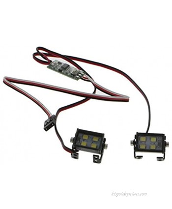 Ky-RC Simulation Model Lamp Trx4 Scx10 CC01 Double Row Led Highlighter Double Street Lamp 4 Lamps