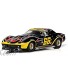 Scalextric Chevrolet Corvette #66 with Flames 1:32 Slot Race Car C4107