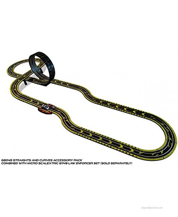 Scalextric Micro Straights and Curves Track Extension Pack 1:64 Slot Car Race Track G8045