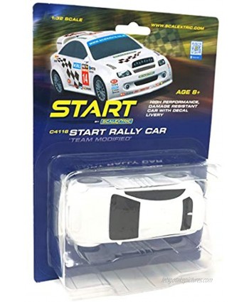 Scalextric Start Rally Style Car Team Modified 1:32 Slot Race Car C4116 Blue