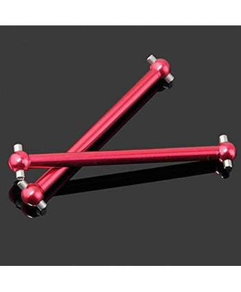 Toyoutdoorparts RC A580027 Red Aluminum Dogbone 52mm Fit WLtoys 1:18 A949 A959 A969 A979