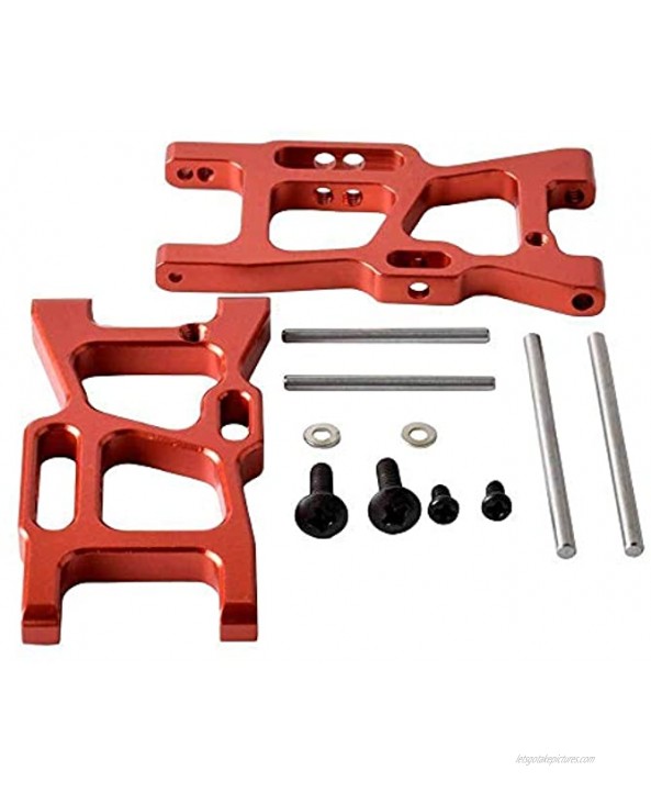 Toyoutdoorparts RC BE6014 Red Alum Front Lower Suspension Arm Fit LC Racing 1 14 Electric EMB