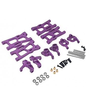 Upgrades Parts Kit Fits WLtoys 144001 124018 Swing Arms C Seat Bearings Accs Purple