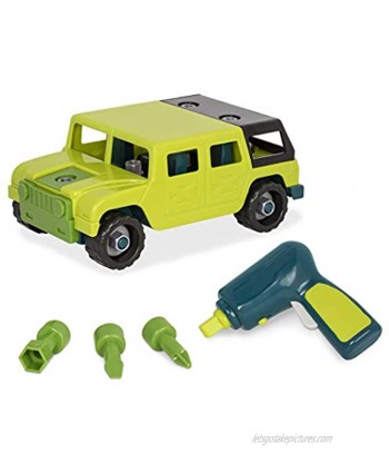 Battat – Take-Apart 4 x 4 – Colorful Take-Apart Toy Truck for Kids Aged 3 and Up 25pc