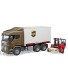 Bruder 03581 Scania R-Series Ups Logistics Truck with Forklift Vehicles Toys