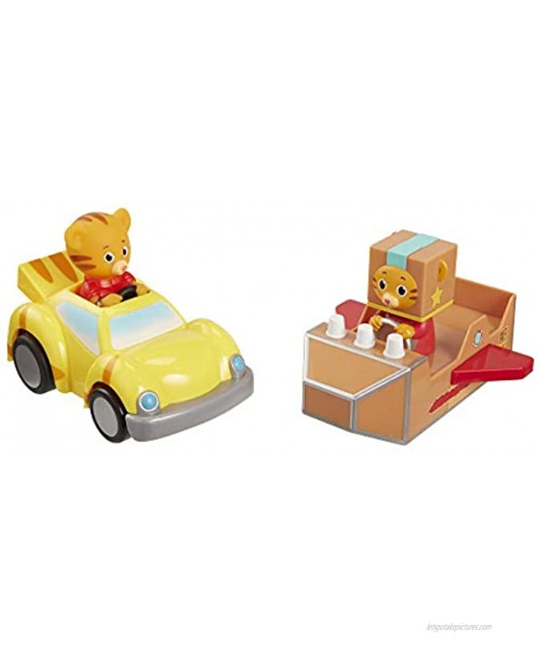 Daniel Tiger's Neighborhood Toy Vehicles Set Pull Back and Go!