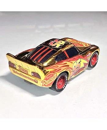 fashionmore Cars Toys Metallic Golden Lightning McQueen Speed Racer Diecast Toy Car 1:55 Loose Kid Toy Vehicles