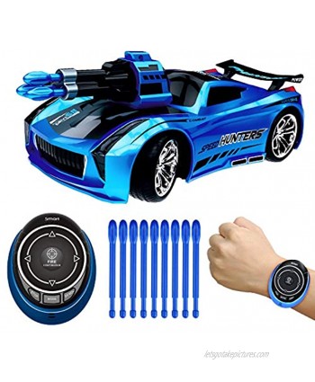 FUN LITTLE TOYS Remote Control Car High Speed Racing Car with USB Charger Multi Function & LED Light Smart Watch Voice Command Remote Control Car