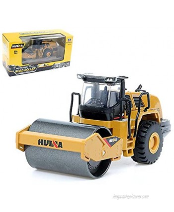 Gemini&Genius Construction Vehicle Toys Road Roller 1 50 Scale Die-cast Grader Engineering Road Planer Vehicle Alloy Models Toys for Kids and Decoration for House