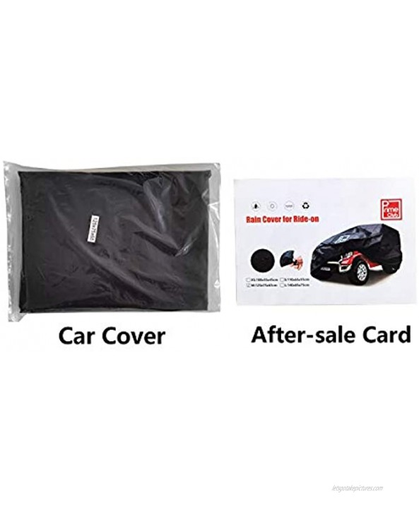 PRIME CLUB Kids Ride-On Toy Car Cover Outdoor Wrapper Resistant Protection for Electric Battery Powered Children Wheels Toy Vehicles Water Resistant125×75×65cm M