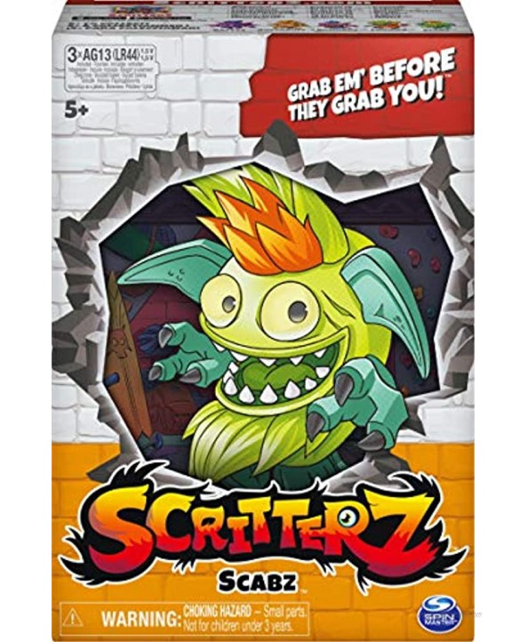 Scritterz Scabz Interactive Collectible Jungle Creature Toy with Sounds and Movement for Kids Aged 5 and up