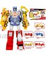 Toys for 4 5 6 7 Year Old Boys STEM Building Toys for Kids Ages 4-8 5-in-1 Construction Assemble Vehicles Toys Construction Transform into Kids Pull-Back Toys Birthday Gift for Kids LEAMBE