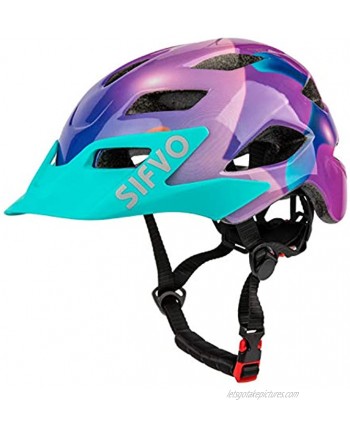 SIFVO Kids Bike Helmet Youth Roller Skate Helmet,Bicycle Helmets Sports Helmets for Boys and Girls Aged 5-14 50-57cm