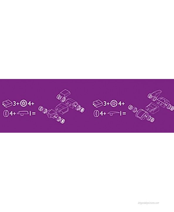 Automoblox Mini HR5 Scorch and SC1 Chaos 2-Pack Red and Purple 4.5 x 1.75