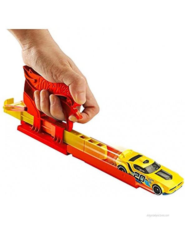 Hot Wheels FVM09 Pocket Launcher Playset with Car Multicoloured