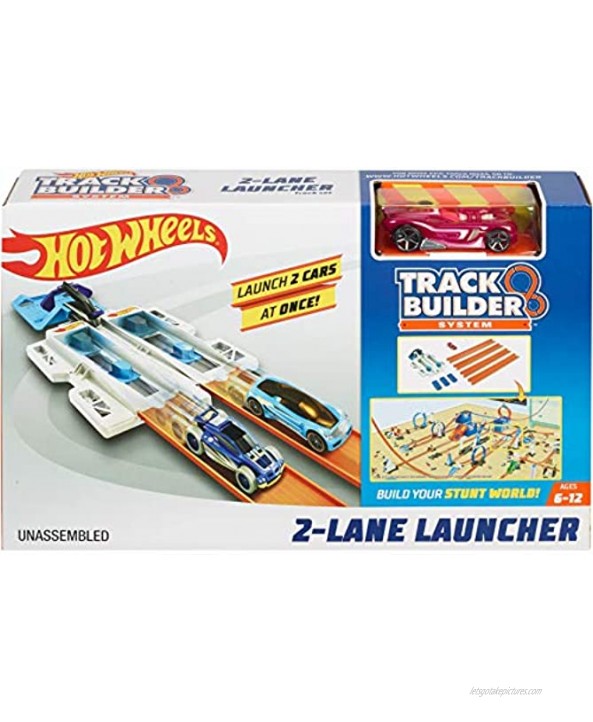 Hot Wheels Track Builder System 2-Lane Launcher