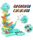 LOVE LIFE Dinosaur Car Ramp Toys for 1 2 3 Year Old Toddler Race Track Toys with 8 Cars and 9 Race Tracks Dinosaur Roar Sound Ramp Racer Toy Gift for Toddlers Boys and Girl