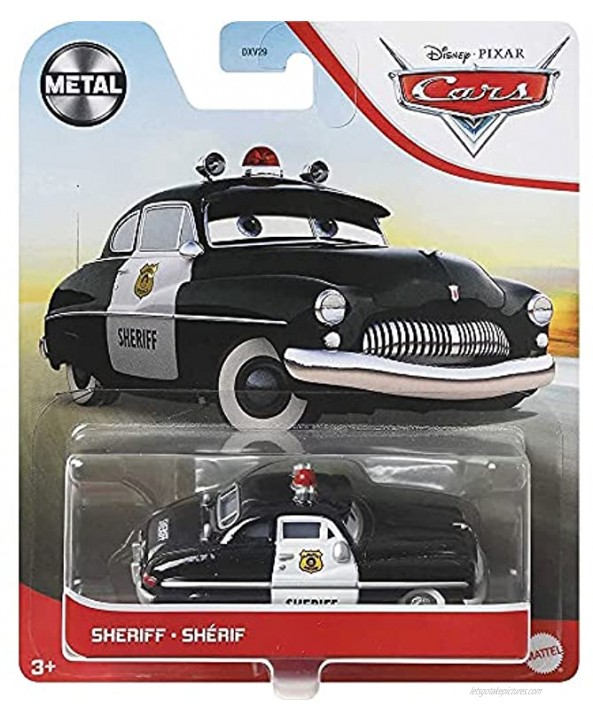 Metal Pixar Cars Sheriff 1:55 Scale die cast