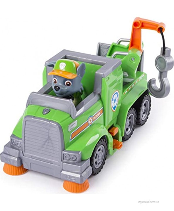 Paw Patrol Ultimate Rescue Rocky’s Ultimate Rescue Recycling Truck with Moving Crane & Flip-Open Ramp for Ages 3 & Up