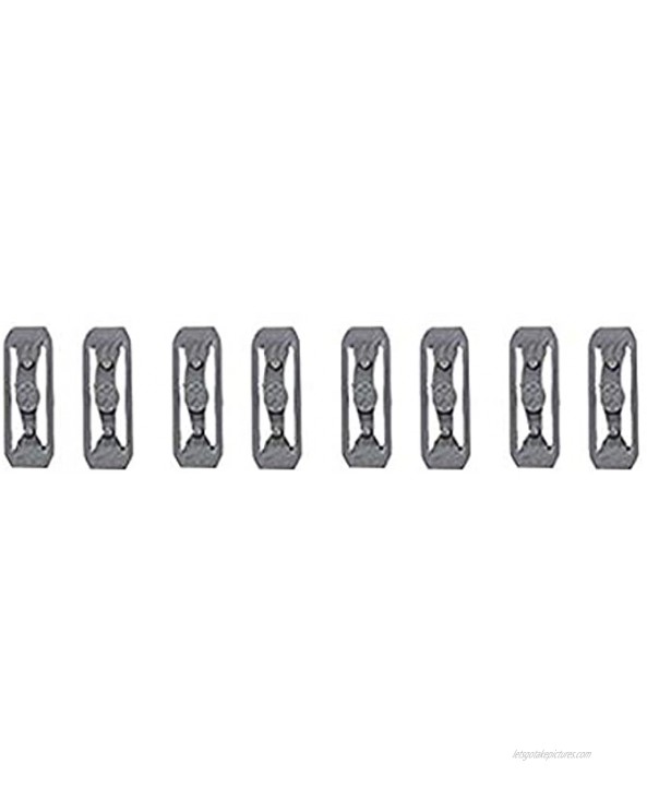 Replacement Track Connectors for Hot Wheels Package of 8 Gray Hot Wheels Track Connectors ~ Work with Track Builder Sets