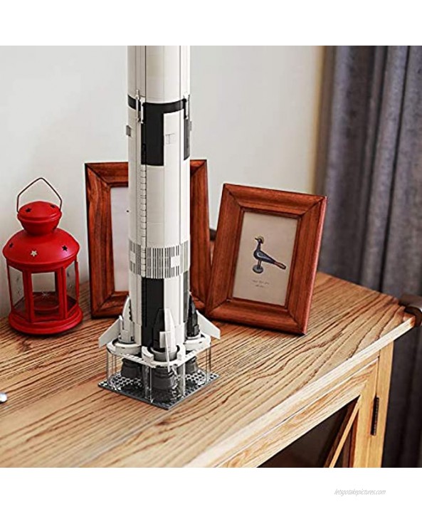 Launch Platform for Lego NASA Apollo Saturn V 21309 & 92176 Outer Space Model Rocket Science Building Kit,Creative Project Model Building Blocks 53 Pieces