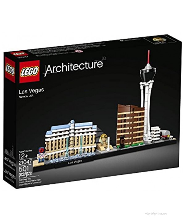 LEGO Architecture Skyline Collection Las Vegas Building Kit 21047 487 Pieces