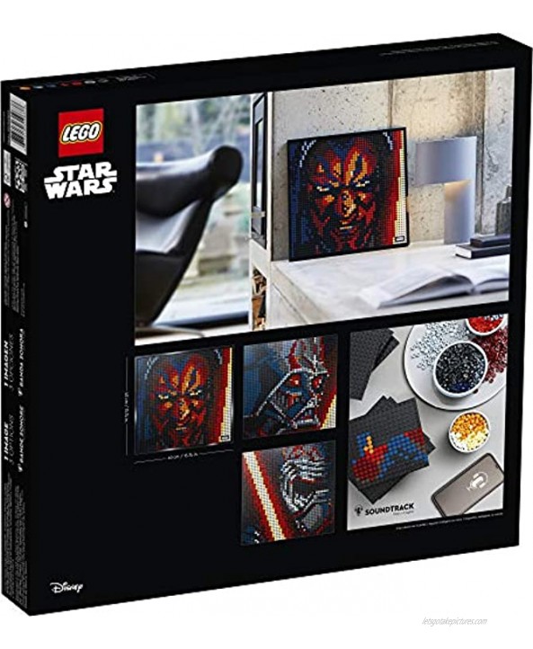 LEGO Art Star Wars The Sith 31200 Creative Sith Lord Building Kit; an Elegant Piece for Adults who Love Mindful Art Projects or The Dark Lords of The Sith New 2020 3,406 Pieces