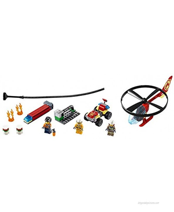 LEGO City Fire Helicopter Response 60248 Firefighter Toy Fun Building Set for Kids 93 Pieces