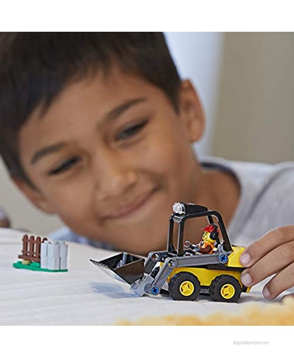 LEGO City Great Vehicles Construction Loader 60219 Building Kit 88 Pieces