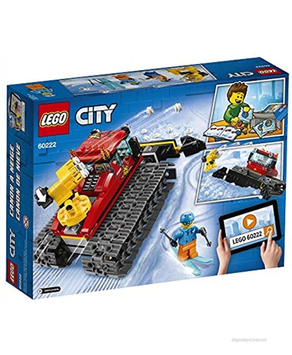 LEGO City Great Vehicles Snow Groomer 60222 Building Kit 197 Pieces