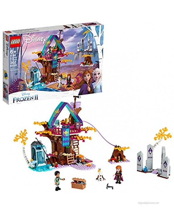 LEGO Disney Frozen II Enchanted Treehouse 41164 Toy Treehouse Building Kit Featuring Anna Mini Doll and Bunny Figure for Pretend Play 302 Pieces