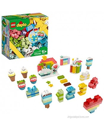 LEGO DUPLO Classic Creative Birthday Party 10958 Imaginative Building Fun for Toddlers; Creative Toy Gift for Kids New 2021 200 Pieces