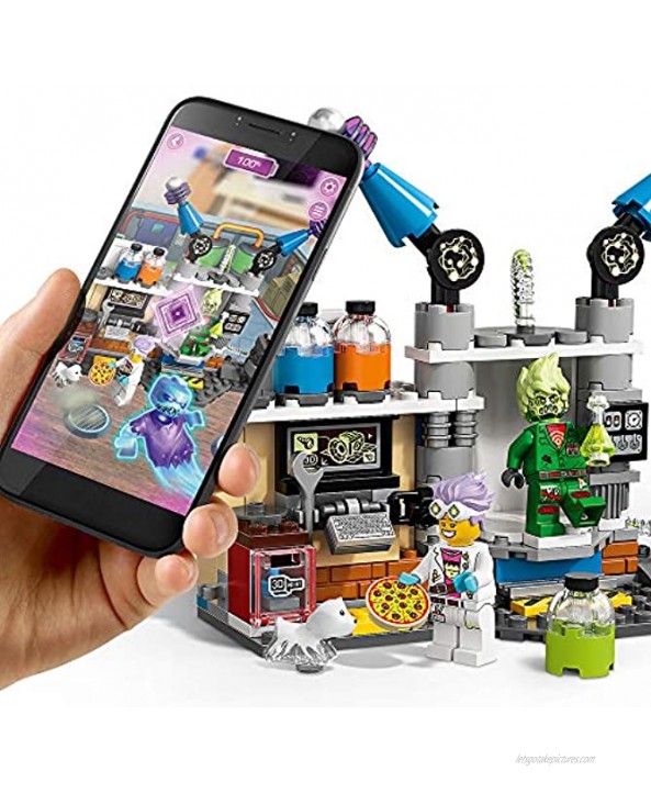 LEGO Hidden Side J.B.’s Ghost Lab 70418 Building Kit Ghost Playset for 7+ Year Old Boys and Girls Interactive Augmented Reality Playset 174 Pieces