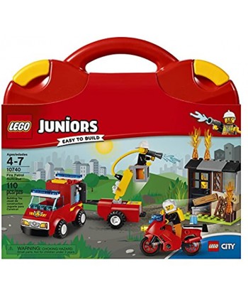 LEGO Juniors Fire Patrol Suitcase 10740 Toy for 4-7-Year-Olds