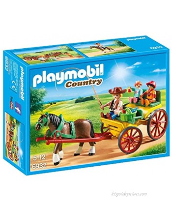 PLAYMOBIL Horse-Drawn Wagon Building Set