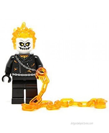 LEGO Marvel Super Heroes Minifigure Ghost Rider with Flame Chain 76058