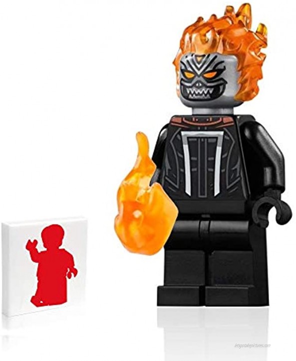 Lego Marvel Super Heroes Minifigure Ghost Rider with Power Blast 76173