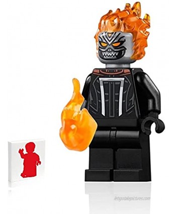 Lego Marvel Super Heroes Minifigure Ghost Rider with Power Blast 76173