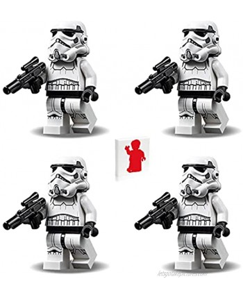 Lego Star Wars Minifigure Stormtroopers New Version with Blaster 4 Pack