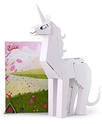 Marigold The Unicorn | from Phoebe and Her Unicorn | Cubles Build Your Own 3D Product Figures | A Sturdy No Glue No Scissors Activity.| The for Kids!